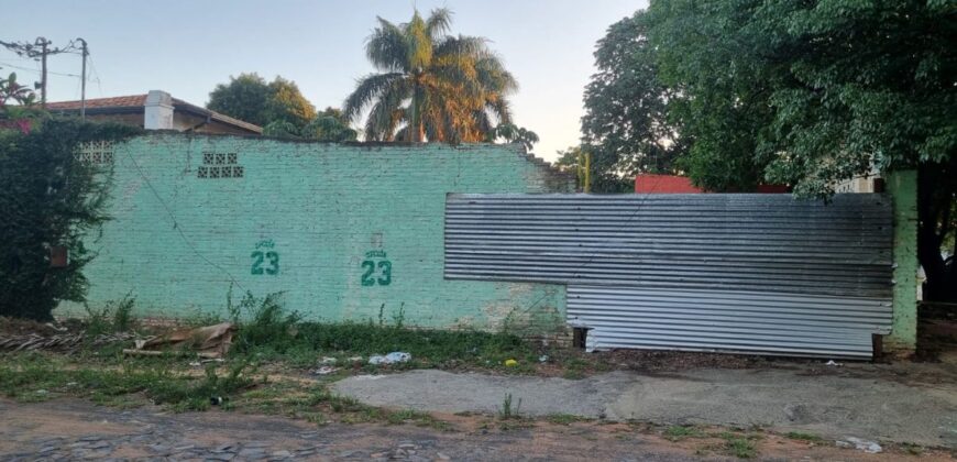 Excepcional Terreno Esquina en Barrio Herrera de Asunción